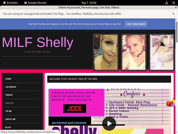 Get Inside Sexymilfshelly.modelcentro.com