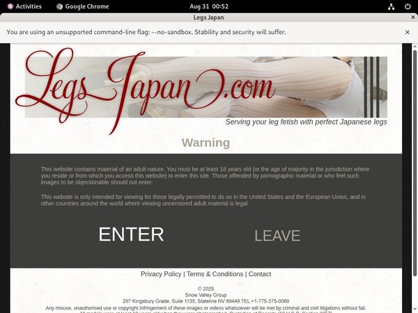 Legs Japan Web