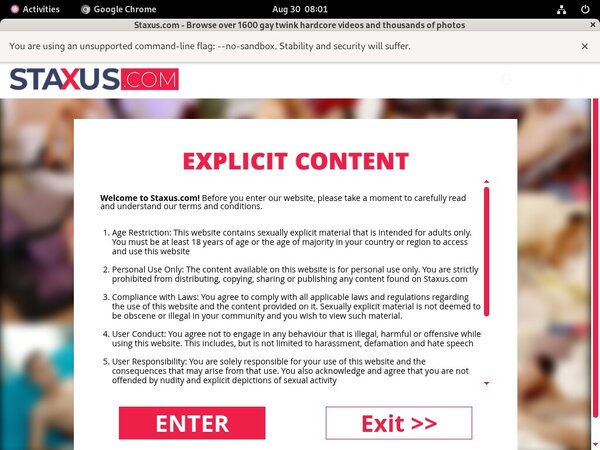 Staxus Password Forum
