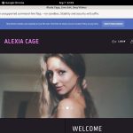Coupons Alexia Cage