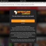 Passwords For Africanlesbians.com